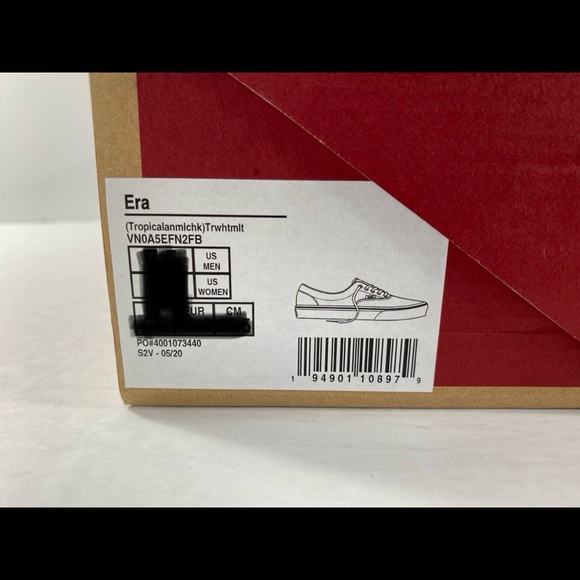 Vans Era Tropical Animal Check Sneakers - Picture 6 of 7